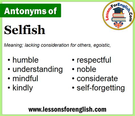 selfish antonym|synonyms and antonyms for selfish.